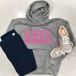 NWT Gymnastics Mama Hoodie Sweatshirt